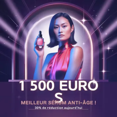 Publicité Purple Modern Skincare