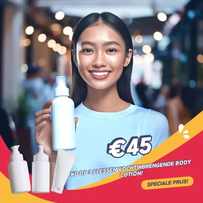 Blue Modern Huidverzorging Advertentie