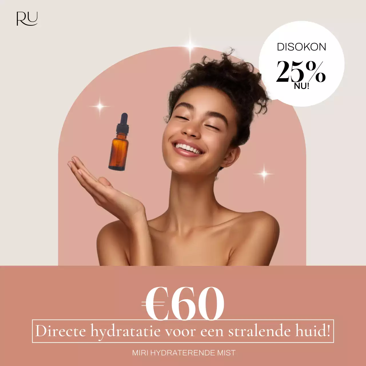 Beige Moderne Huidverzorging Promotie