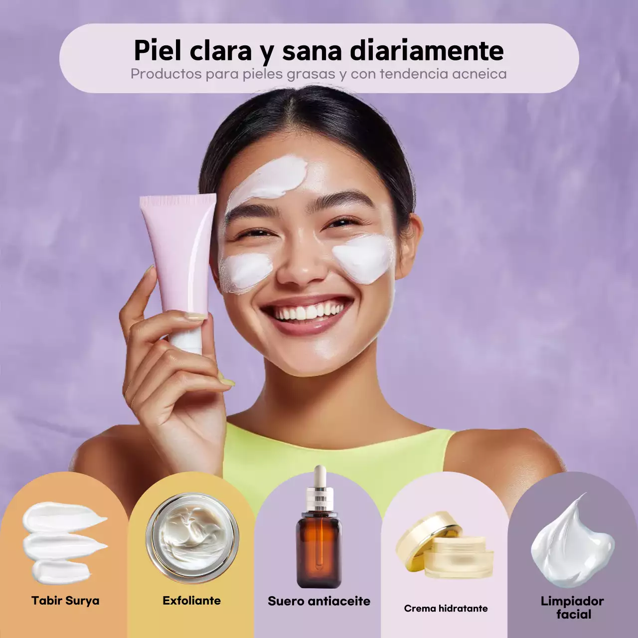 Publicidad de Purple Modern Skincare