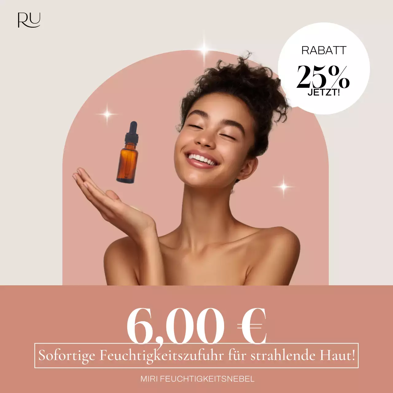 Beige Modern Skincare Promotion