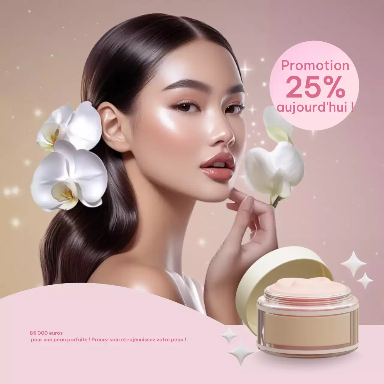 Promotion sur les soins de la peau Pink Elegant