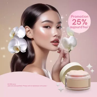 Promotion sur les soins de la peau Pink Elegant
