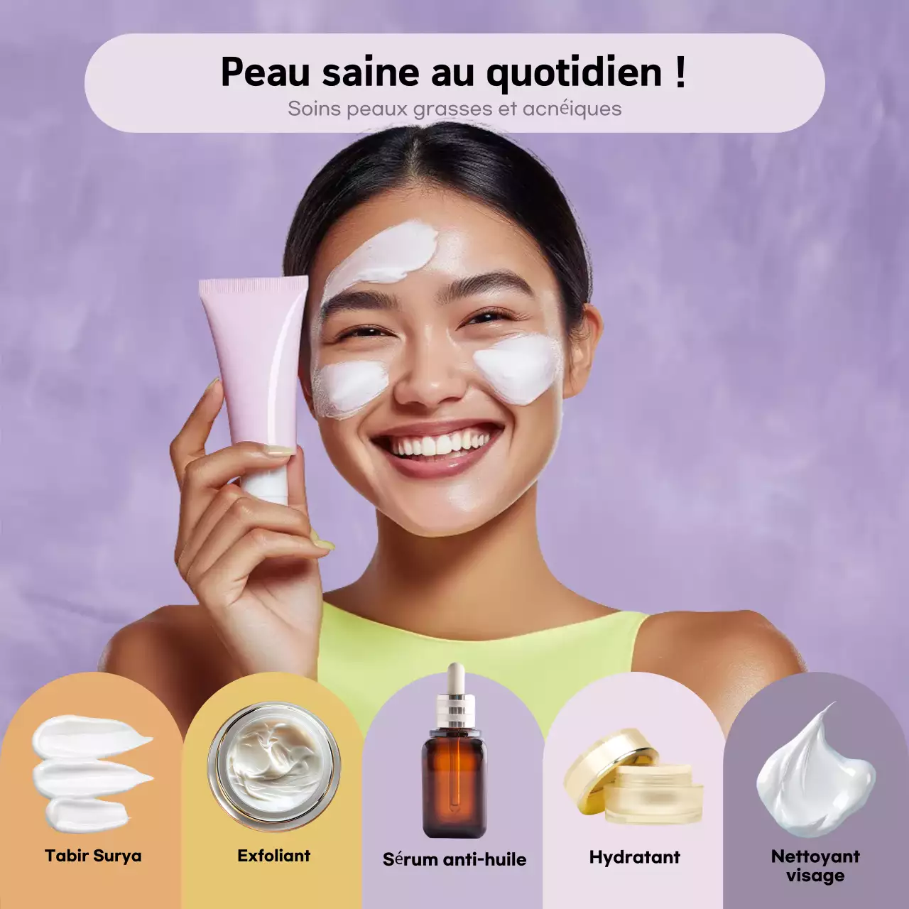 Publicité Purple Modern Skincare