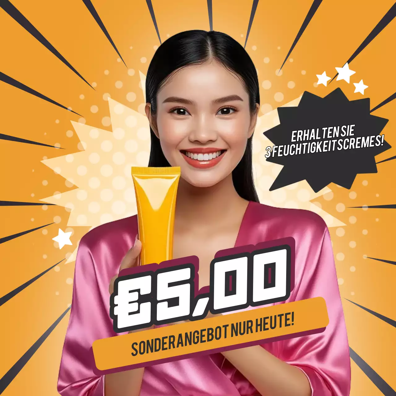 Orange Pop Skincare Promotion