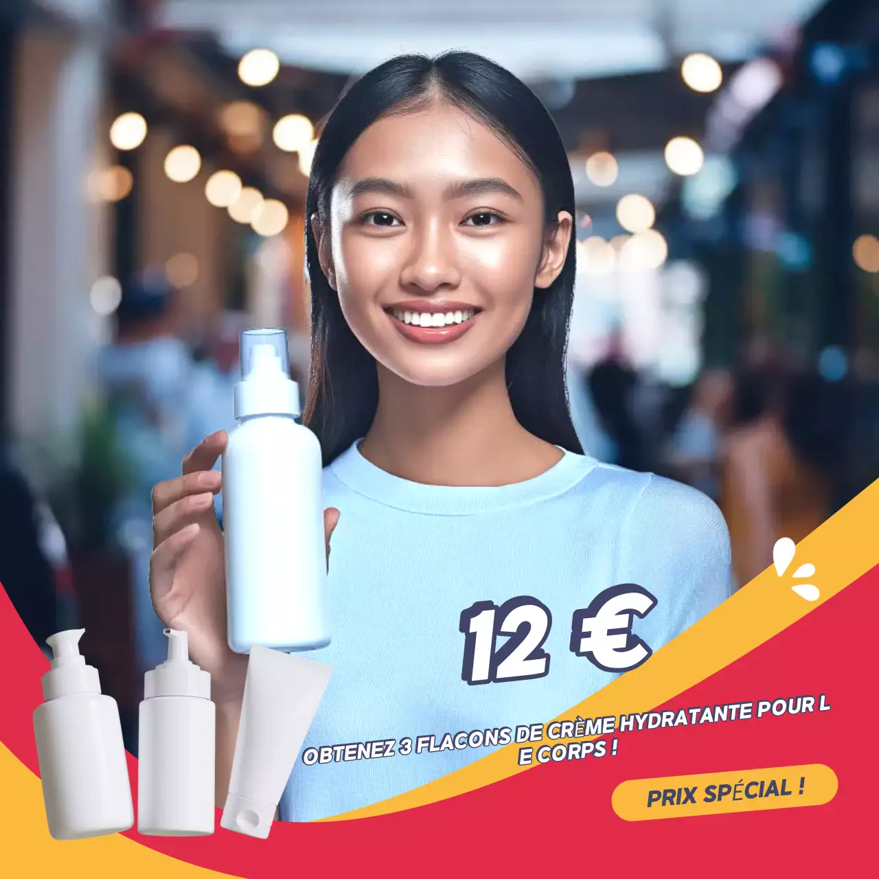 Publicité Blue Modern Skincare