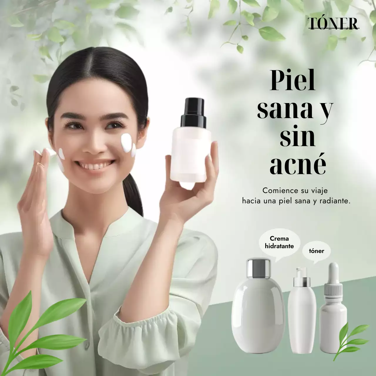 Publicidad de Green Clean Skincare