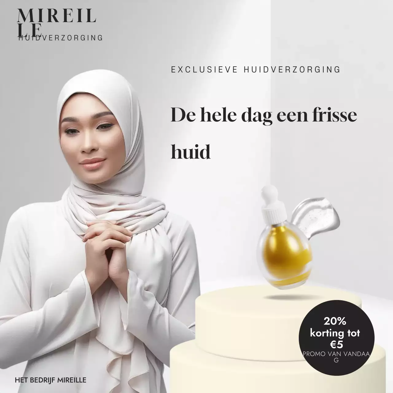 White Elegant Huidverzorging Promotie