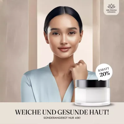 Beige Elegant Skincare Promotion