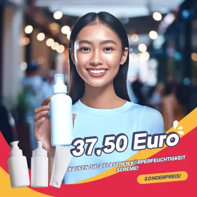 Blue Modern Skincare Werbung