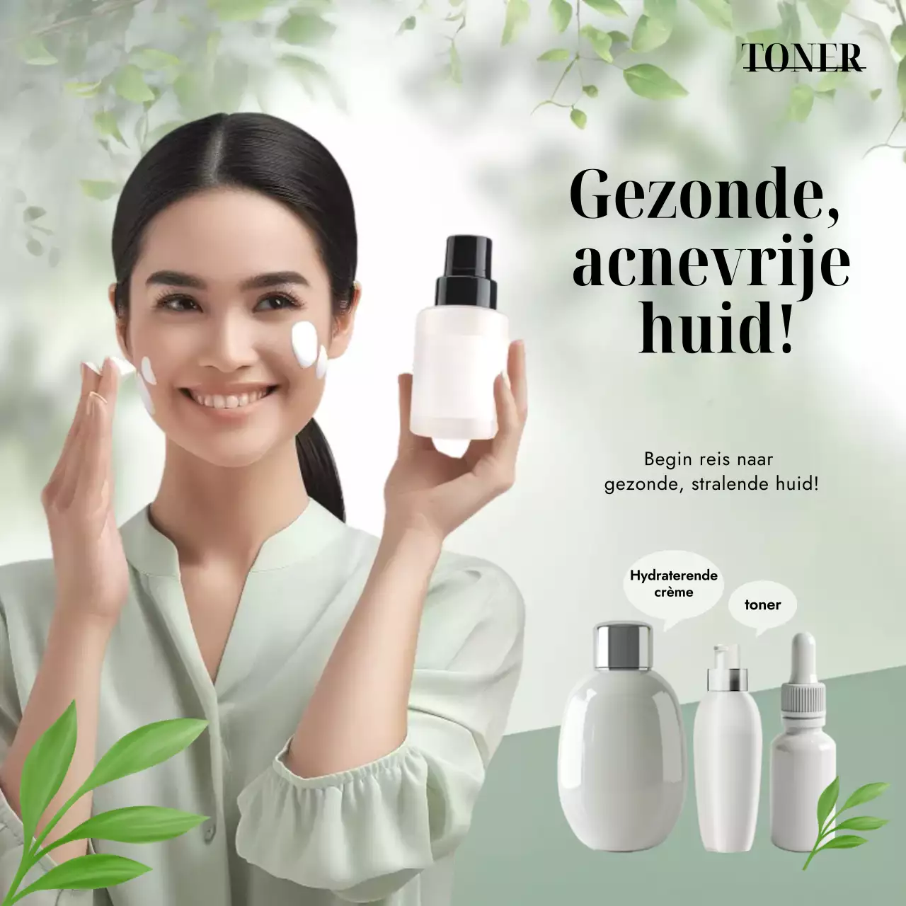 Green Clean Huidverzorging Advertentie