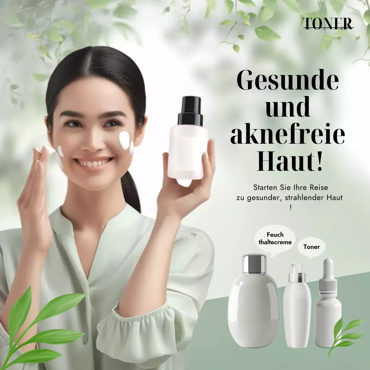 Green Clean Skincare Werbung