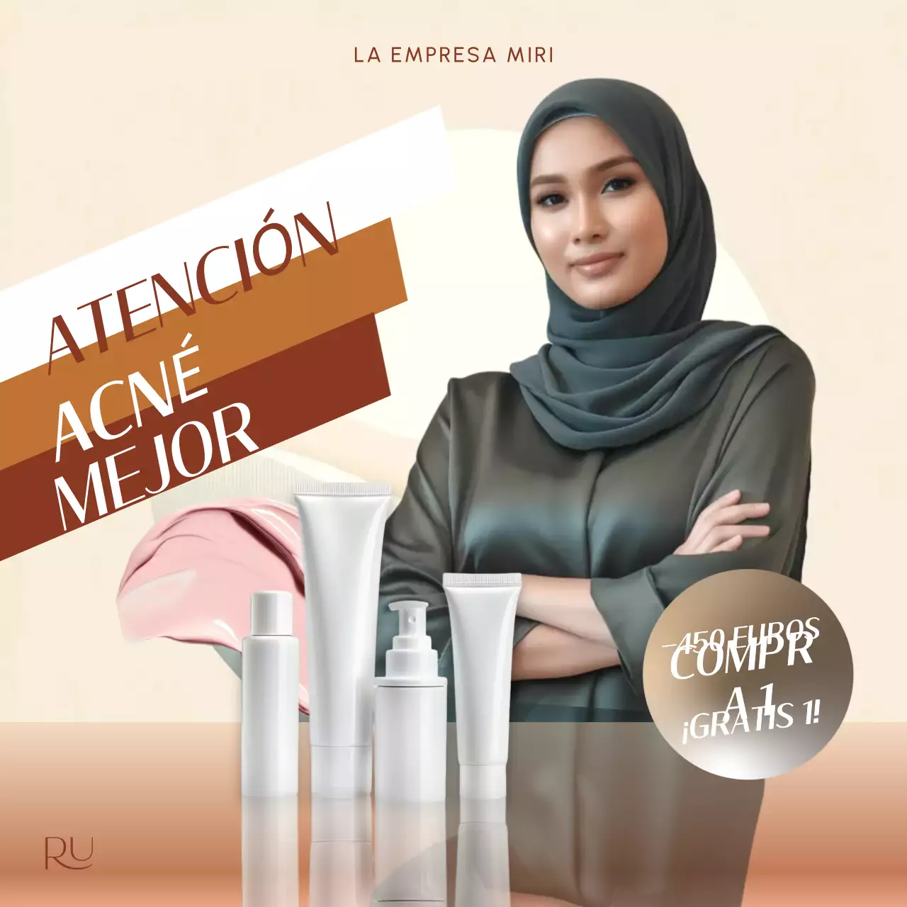 Promoción Beige Modern Skincare