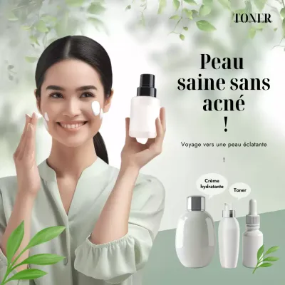 Publicité Green Clean Skincare