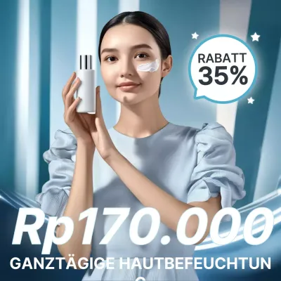 Blue Modern Skincare Promotion