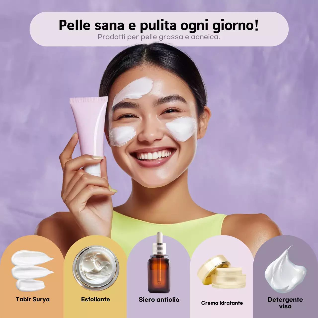 Pubblicità di Purple Modern Skincare