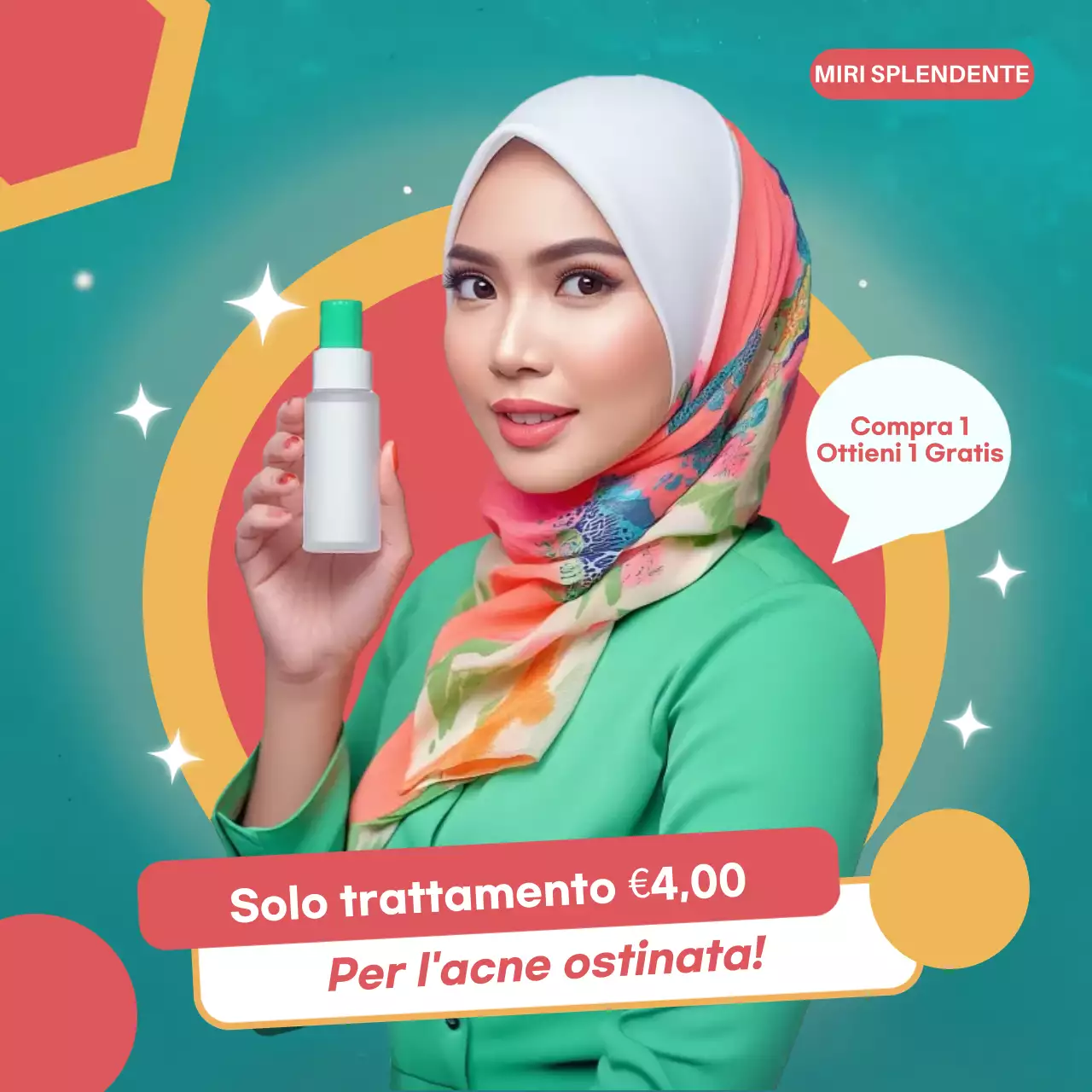 Pubblicità di Teal Modern Skincare