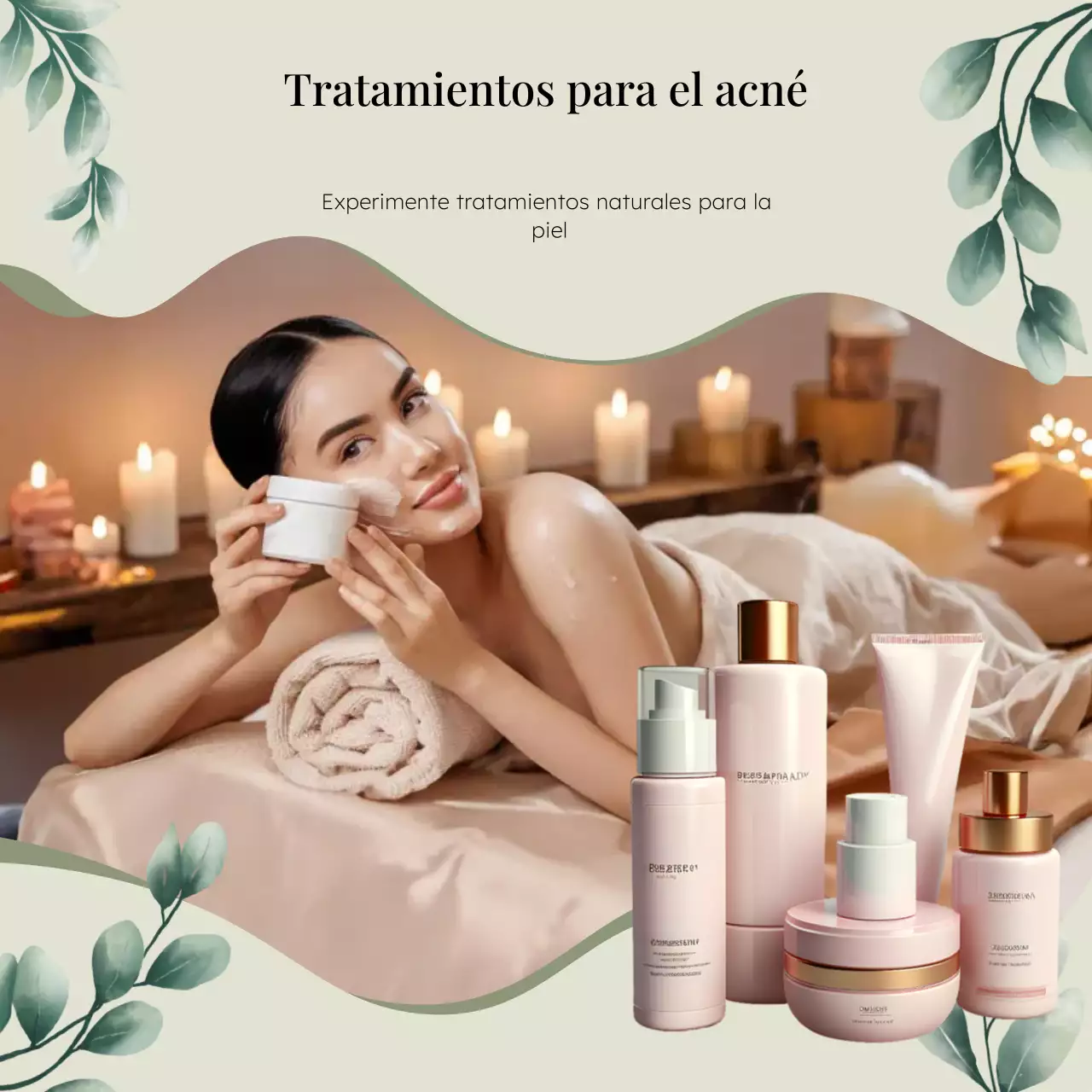 Beige Elegant Skincare Advertisement