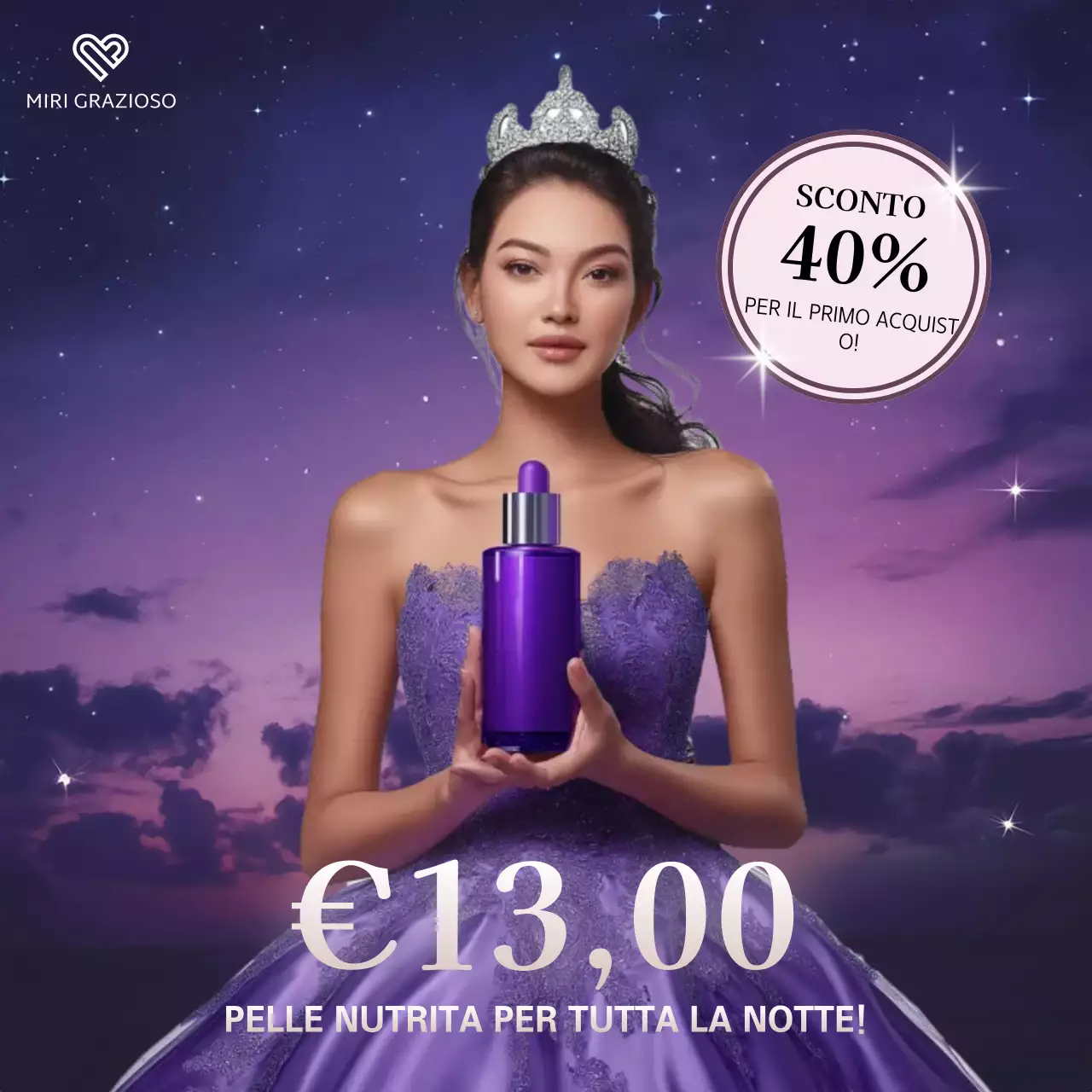 Pubblicità di Purple Elegant Skincare