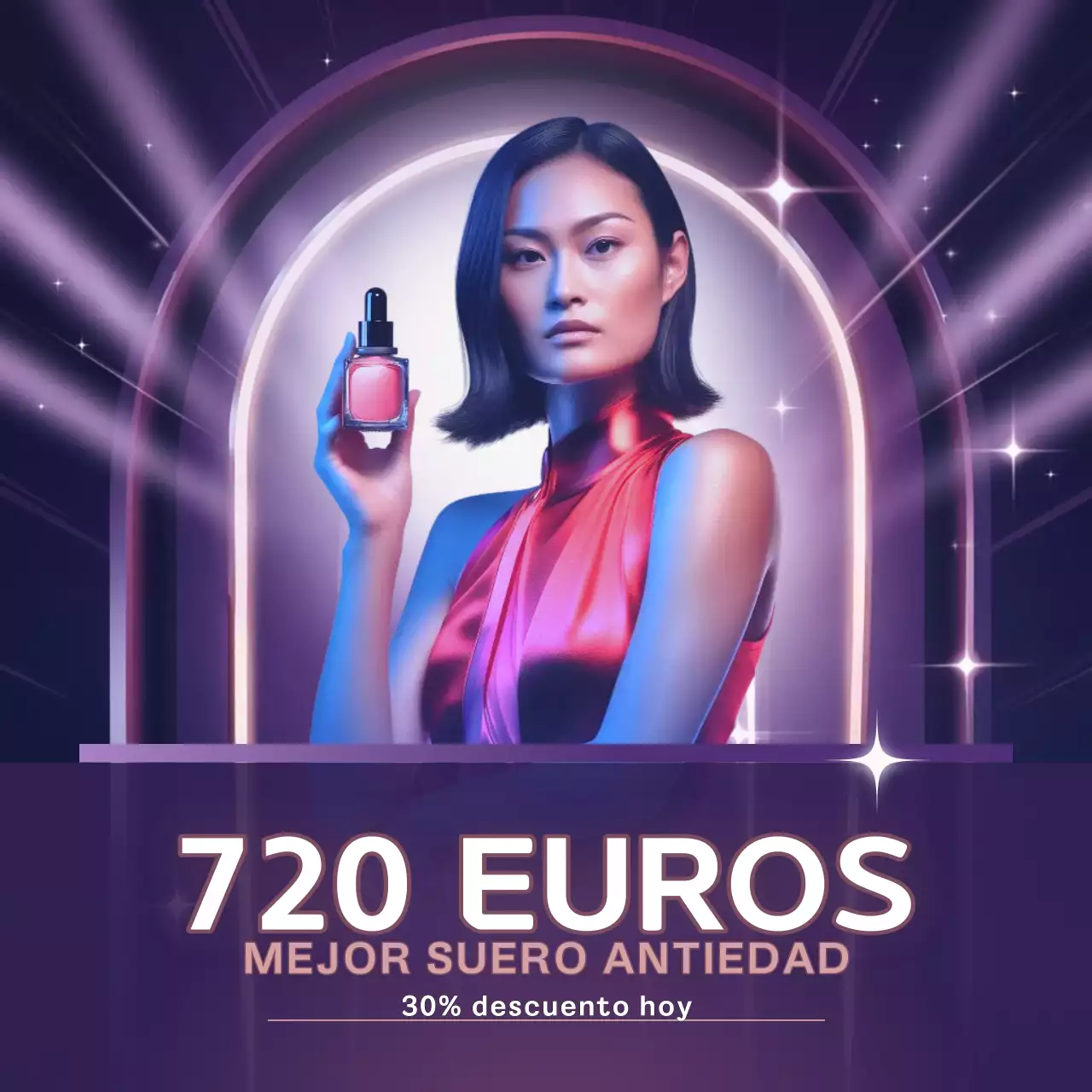 Publicidad de Purple Modern Skincare