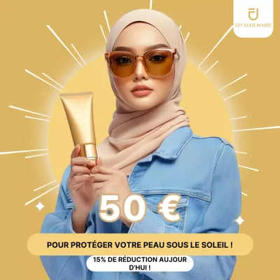 Publicité Beige Modern Skincare