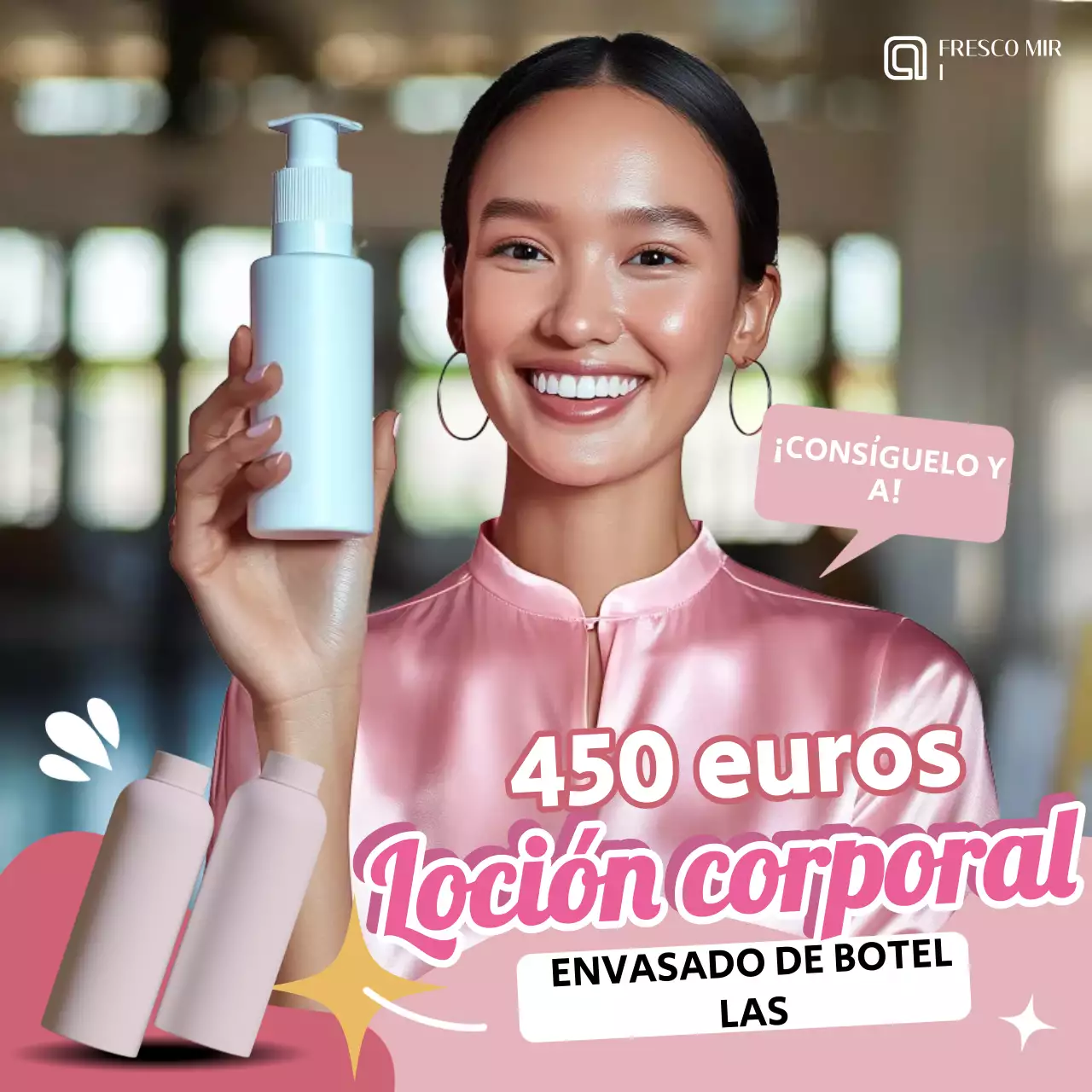 Publicidad de Pink Modern Skincare
