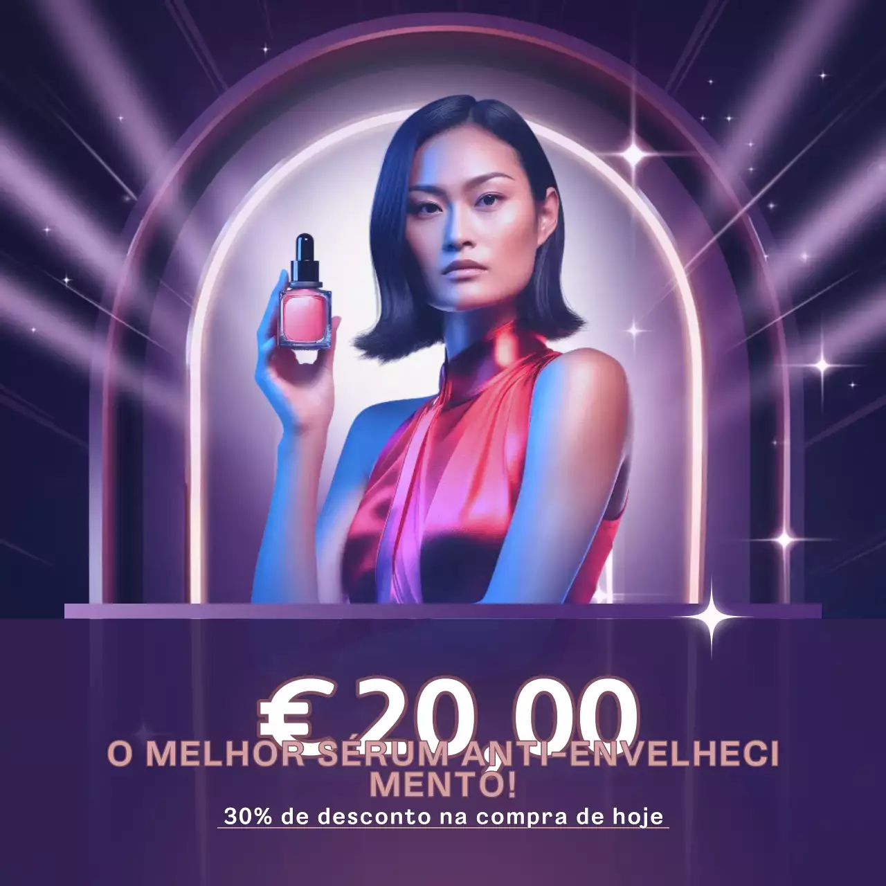 Anúncio da Purple Modern Skincare