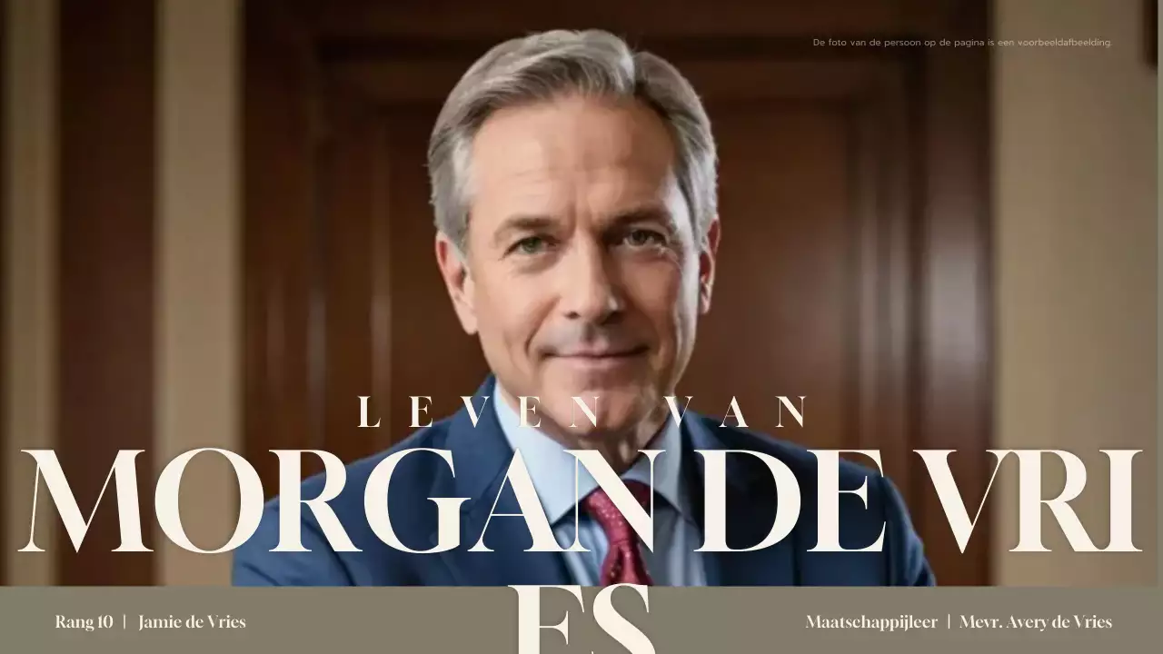 teal moderne biografie presentatie