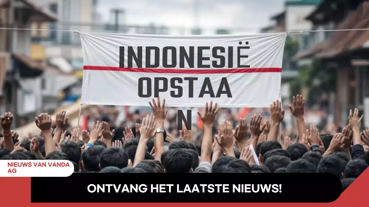 rood stedelijk protest aankondiging