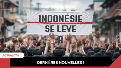 annonce d'une manifestation urbaine rouge