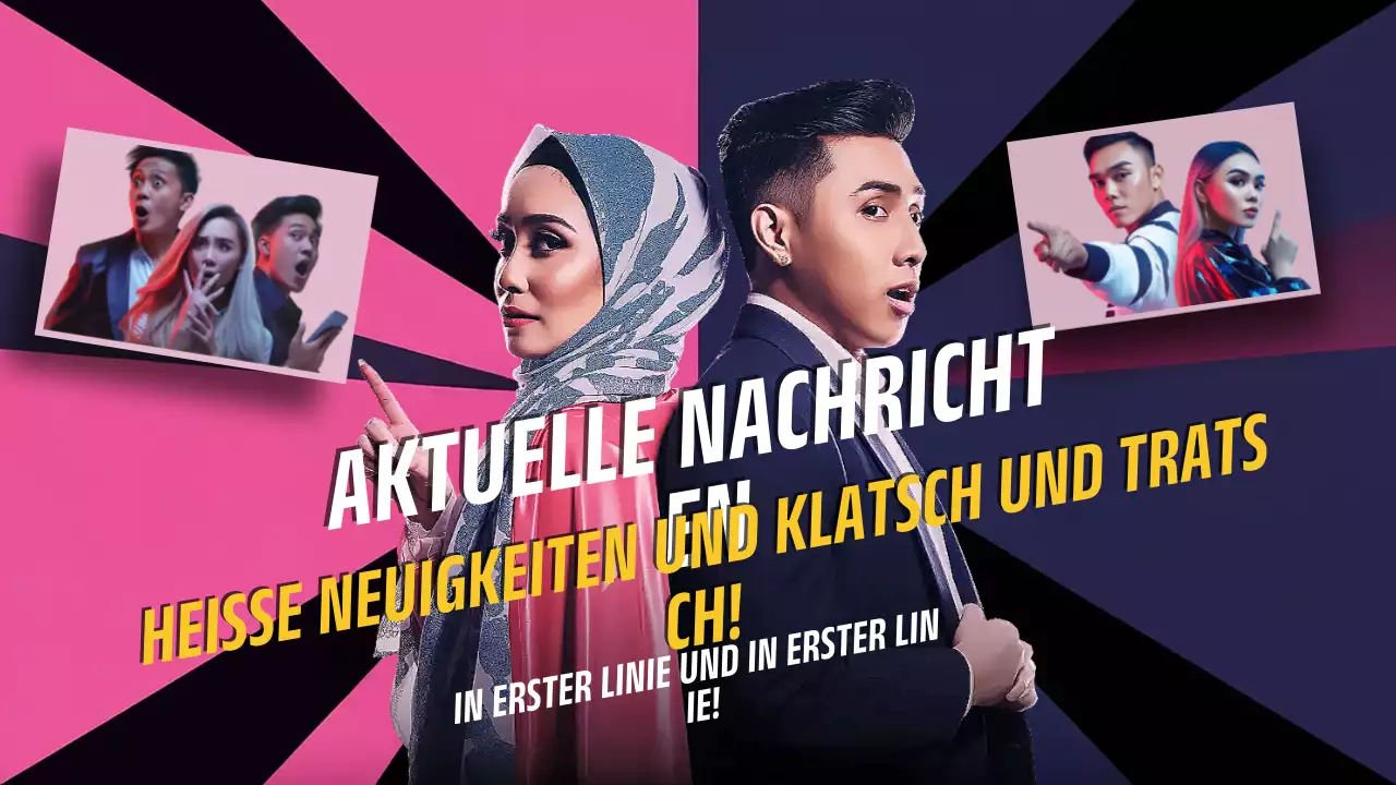 rosa trendige Nachrichtenmeldung