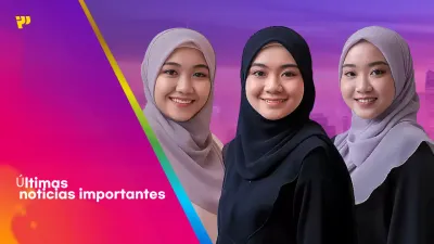 anuncio de noticias moderno púrpura