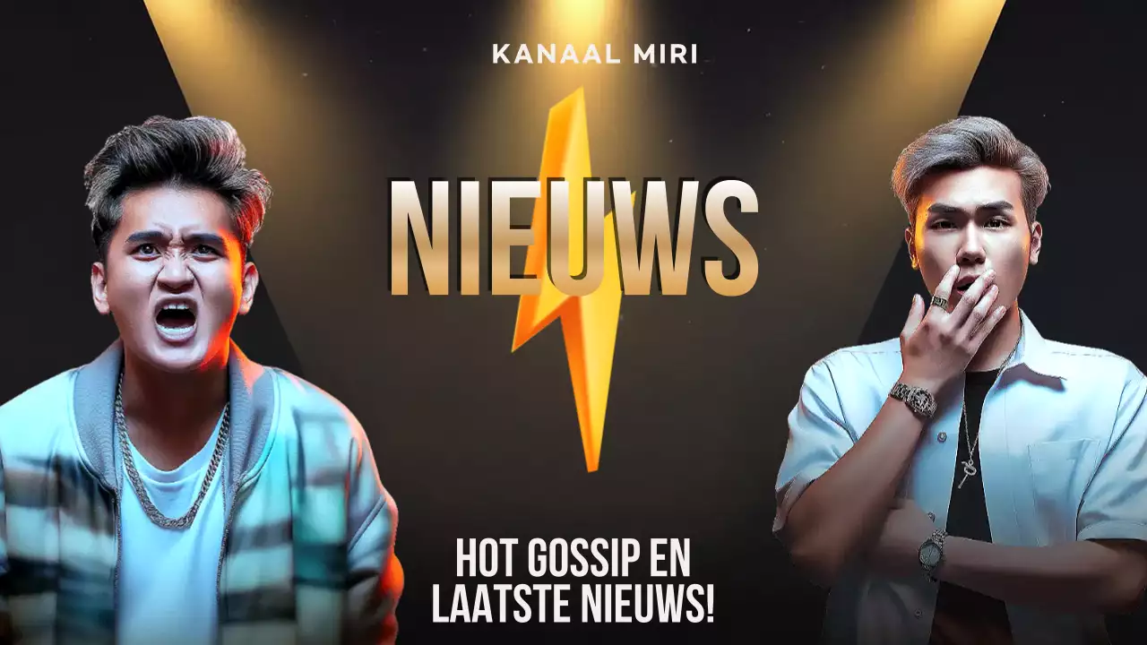 aankondiging zwart modern nieuws