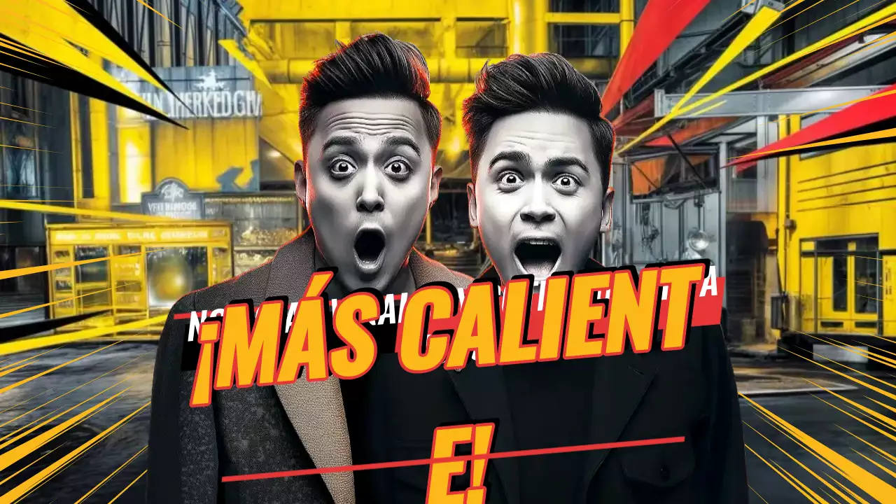 anuncio de cotilleo de cómic amarillo