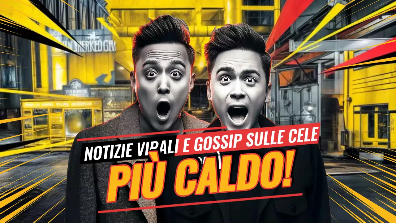 annuncio di gossip sul fumetto giallo