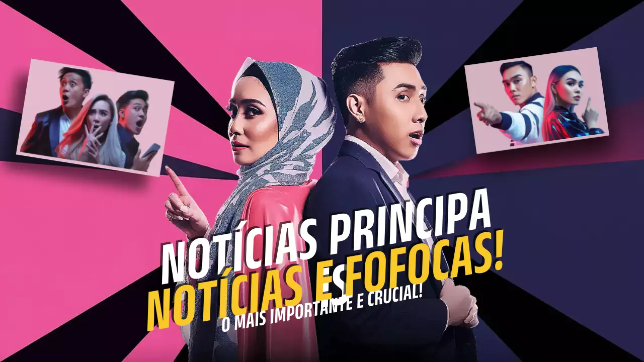 anúncio de notícias da moda cor-de-rosa