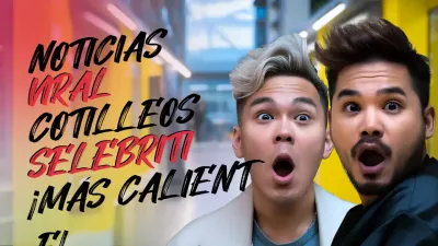 colorido y atrevido anuncio de cotilleos