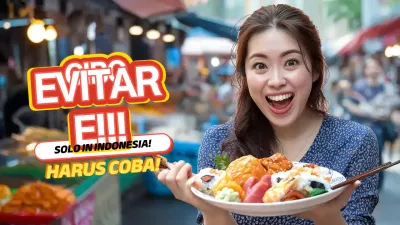 pubblicità di street food blu vibrante