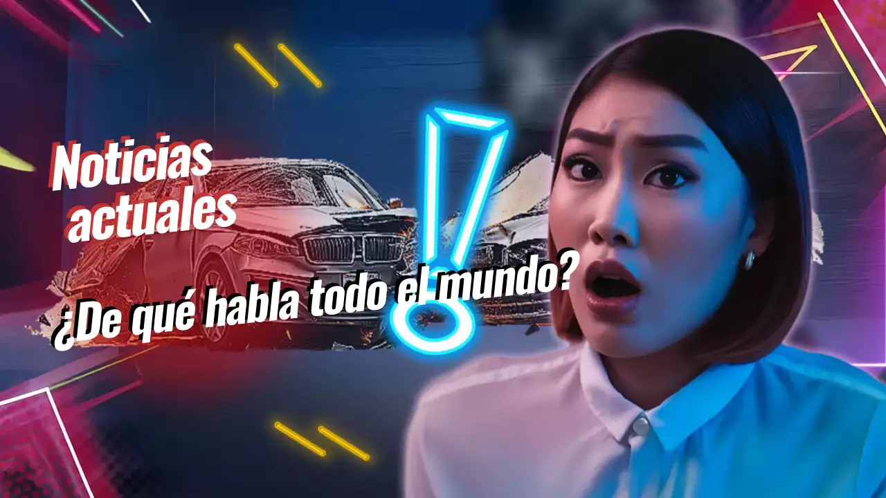 colorido y audaz anuncio de noticias