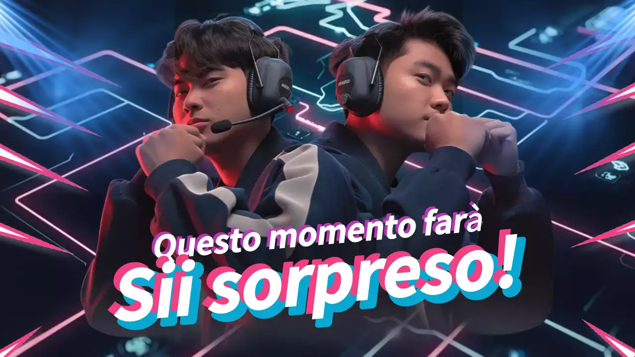 Pubblicità di gioco moderna blu