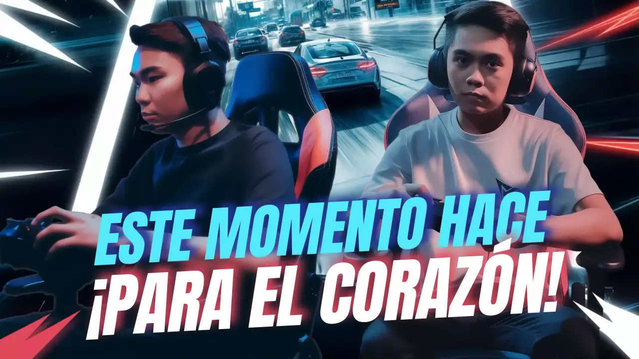 Anuncio de juego moderno azul