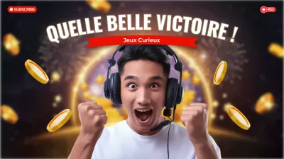 Annonce de jeu moderne noire