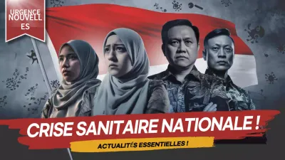 annonce de nouvelles sanitaires en rouge gras