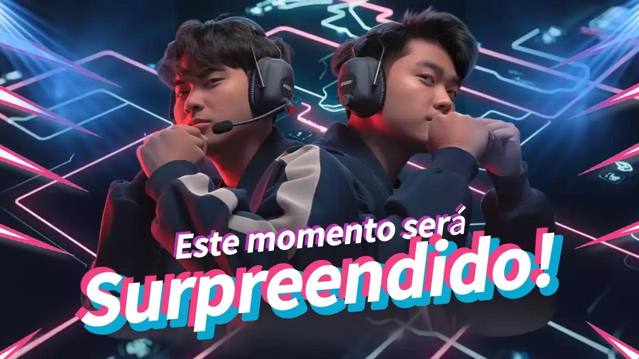 Anúncio de jogos modernos azul