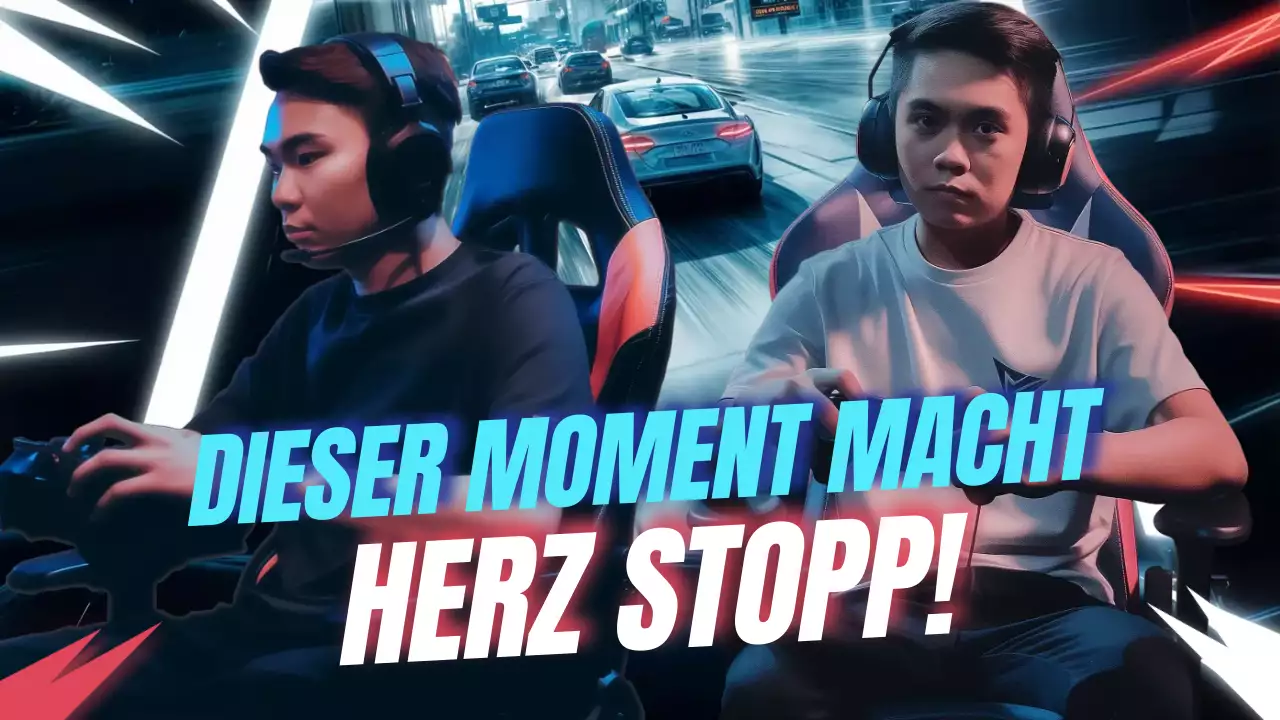 Blaue Modern Gaming Werbung