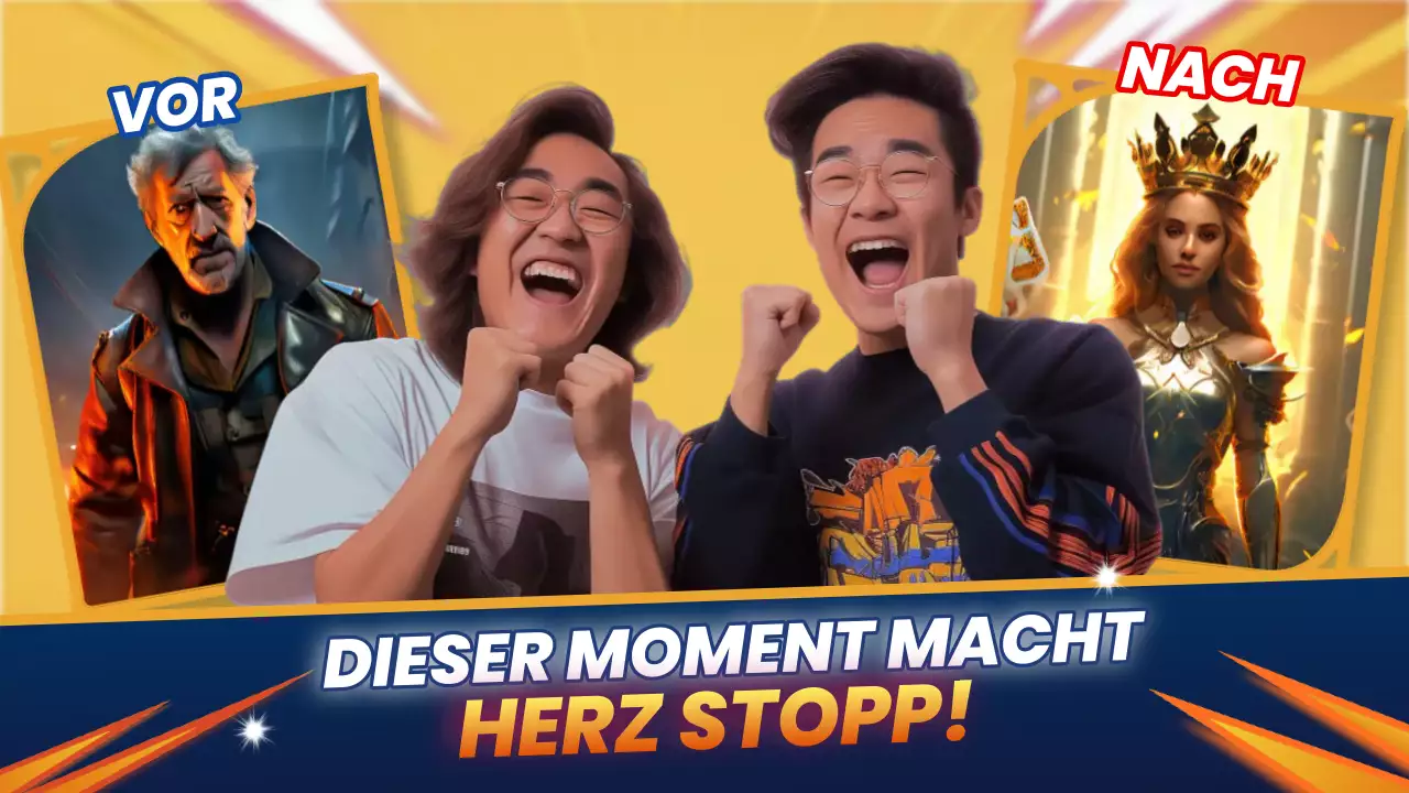 Gelbe Modern Gaming Werbung