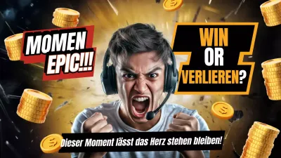 Orange Bold Gaming-Anzeige