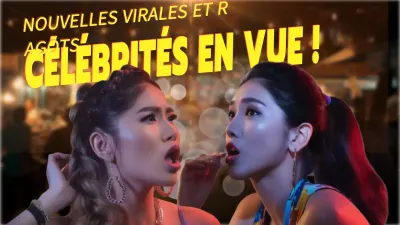 annonce de ragots à la mode jaune