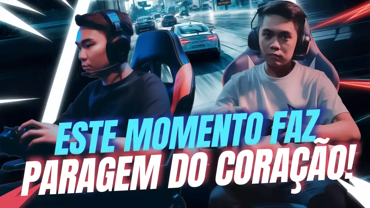 Anúncio de jogos modernos azul