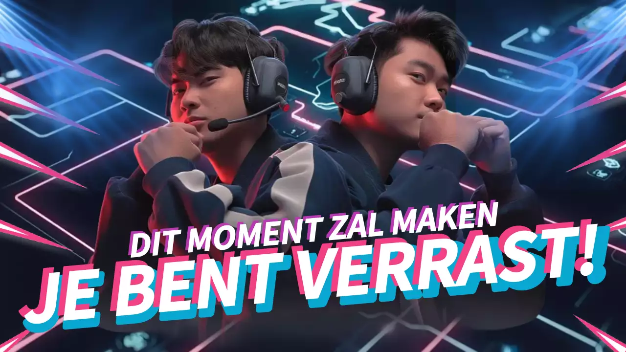 Blauw Modern Gaming Advertentie